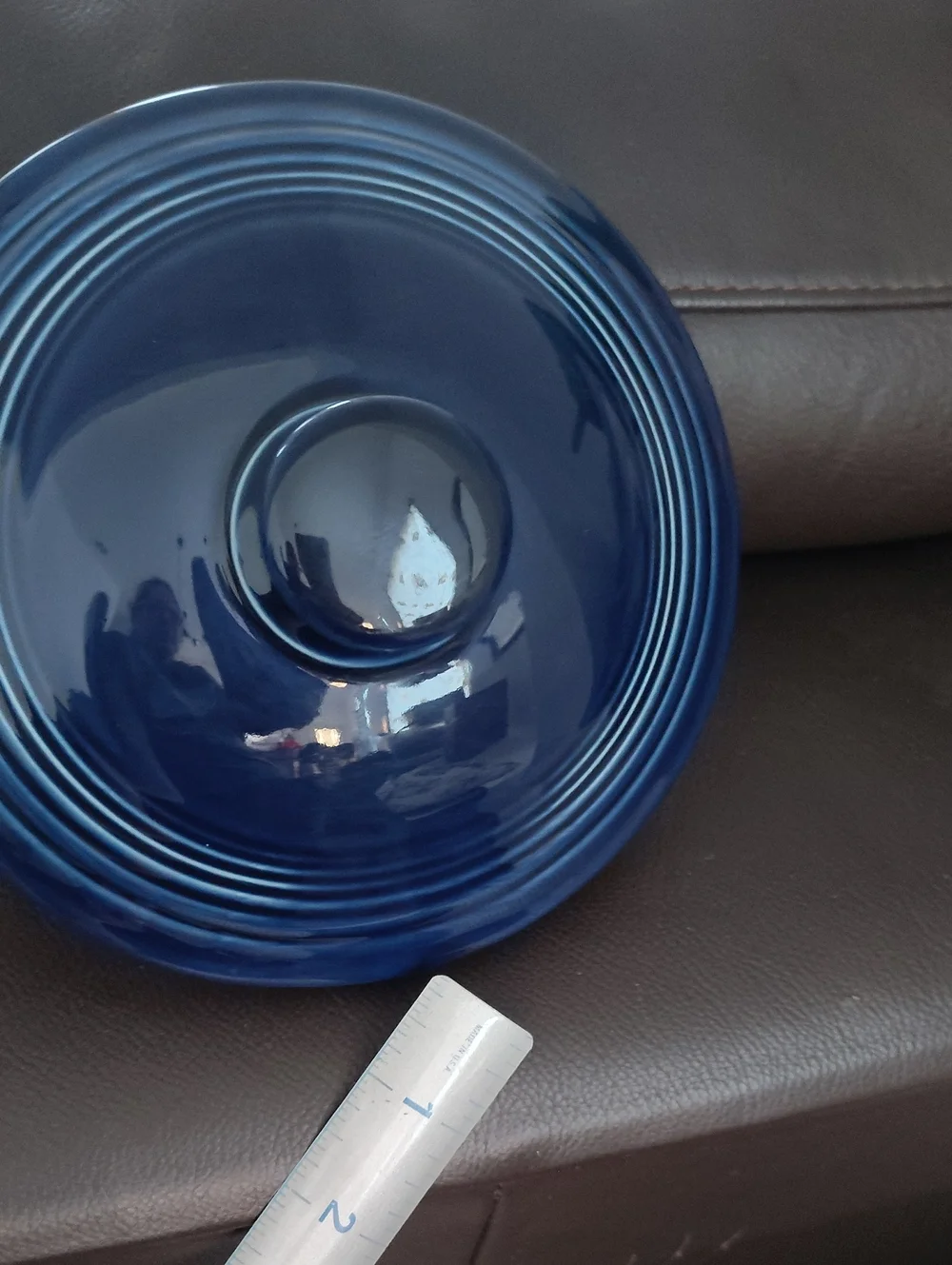 Fiesta Homer Laughlin Retired Cobalt Blue Large Canister